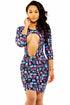 Sexy The Confetti Print Club Dress
